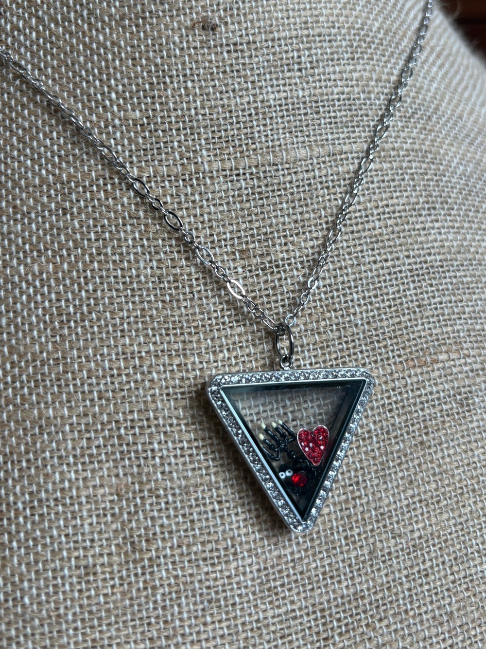 Origami Owl Halloween Spider Locket Set